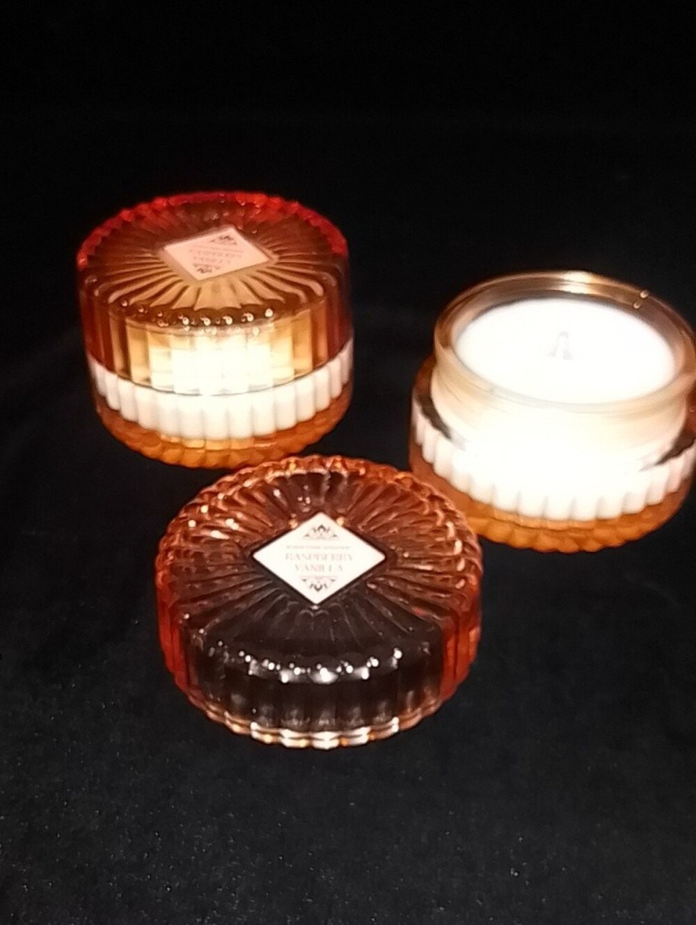 Kirkton House Raspberry Vanilla Ribbed Candle 2pk - Picture 6 of 6
